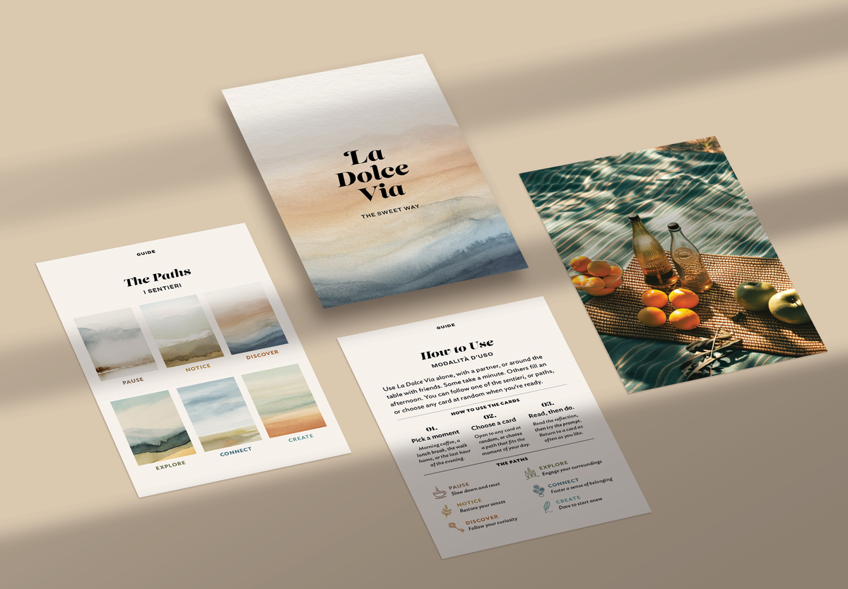 La Dolce Via Digital Card Deck
